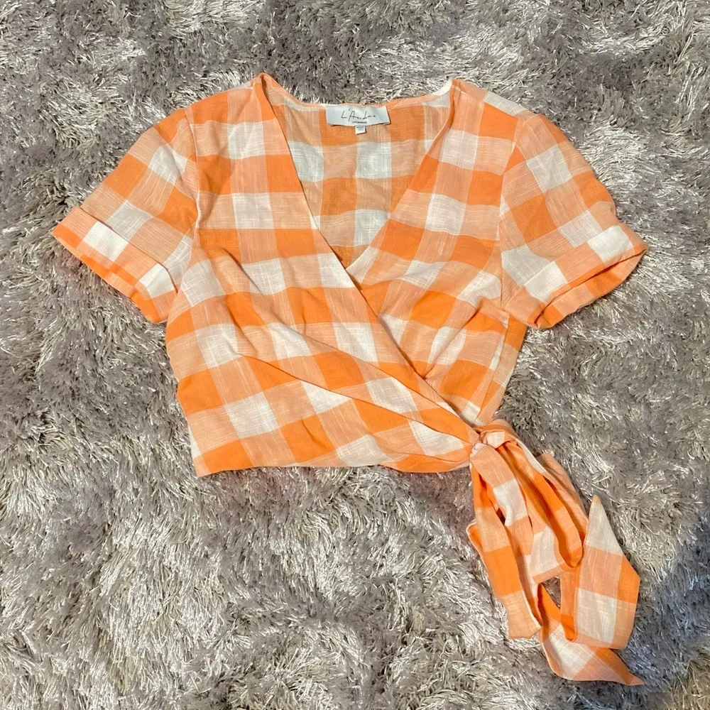 L'ACADEMIE - The Lani Wrap Front Top - Image 5