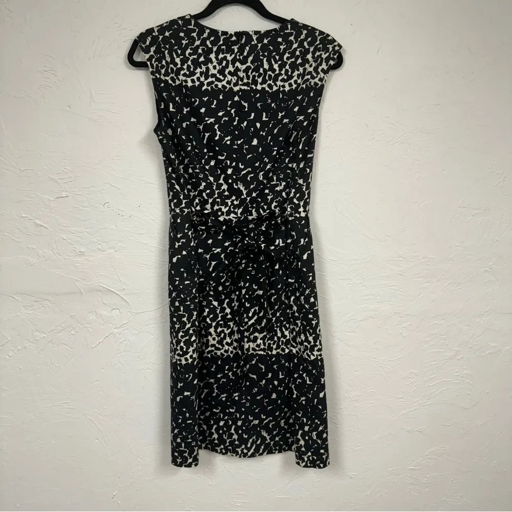 Marimekko Black & White Spotted Sleeveless Sheath Dress Women’s 42 Preppy Size M - Image 9