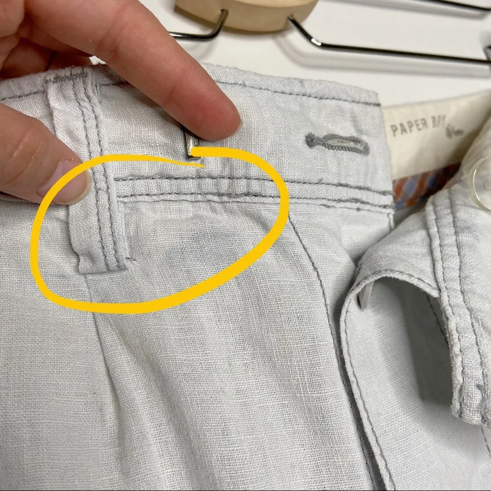 Paper Boy Button Front Linen Blend Skirt - Image 8