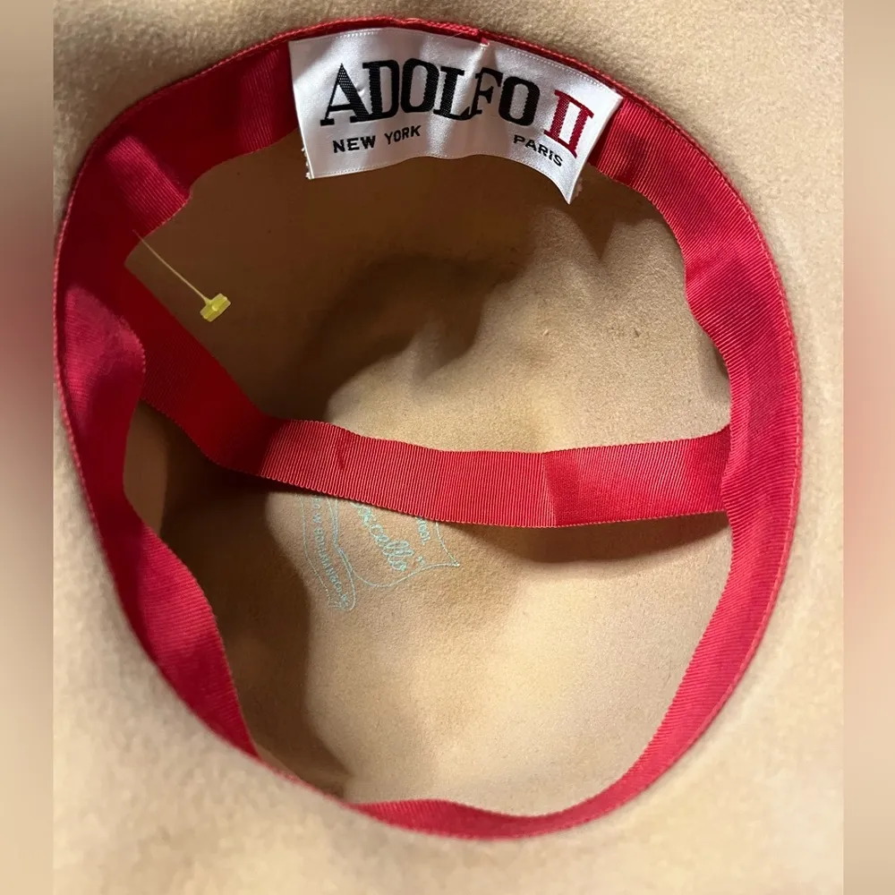 Adolfo  Womens vintage wool hat - Image 2