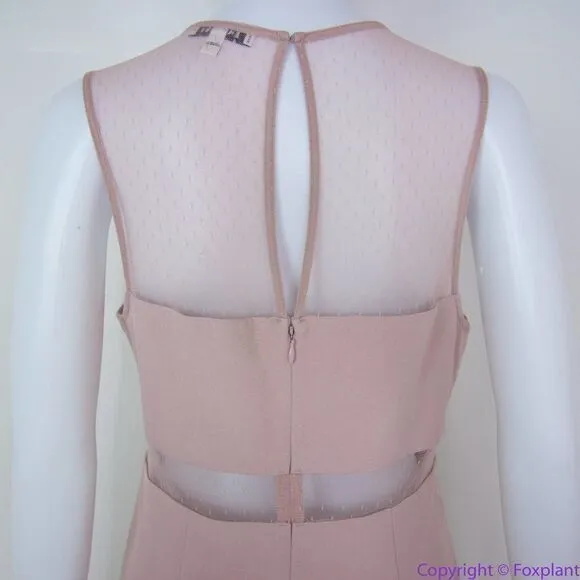 NEW Express dusty pink lace sleeveless mini dress with‎ keyhole back, 12 - Image 8