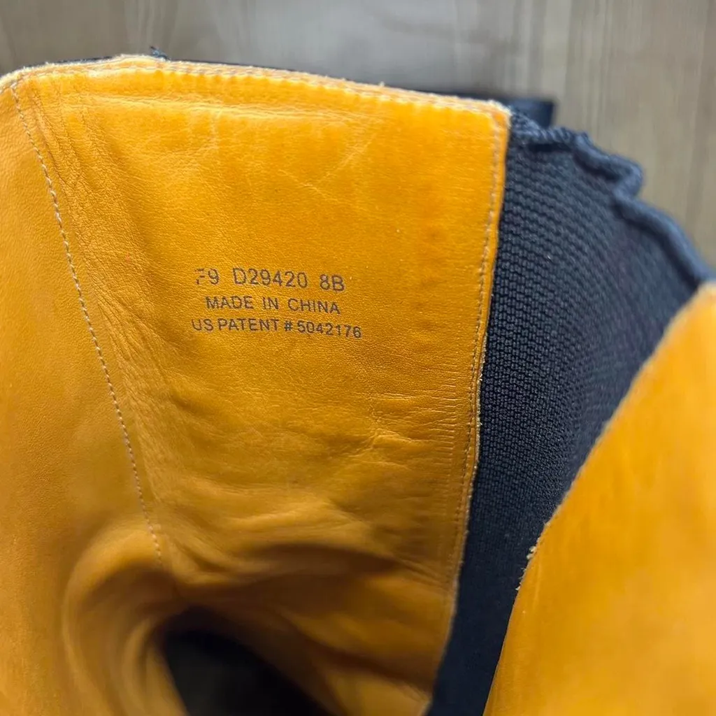 Cole Haan Nike Air Sara Black Nubuck Leather Boots 3” Wedge Platform - Image 3