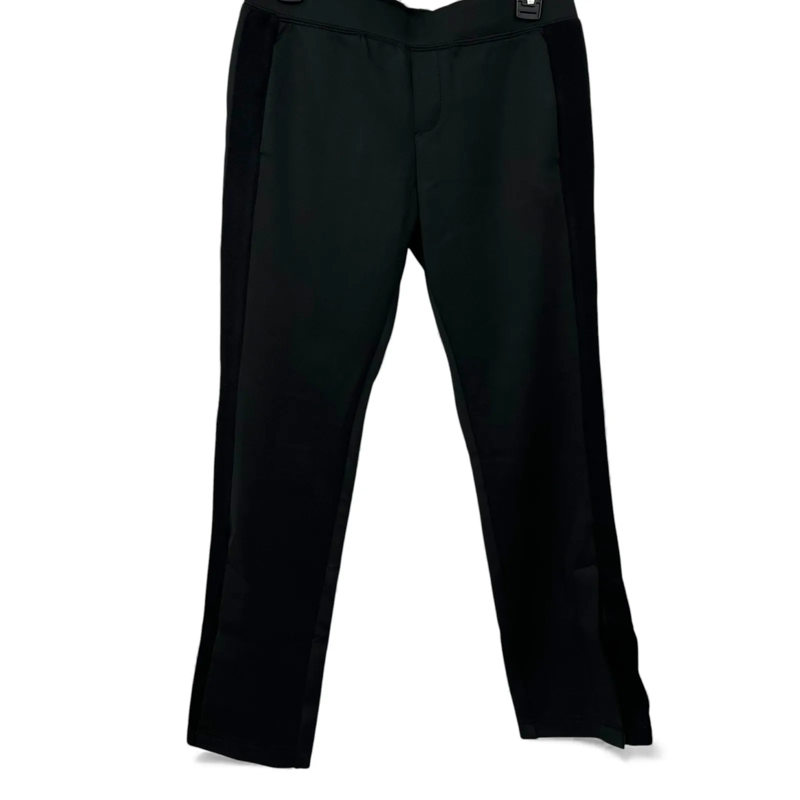 Pam & Gela S F21 Front Slit Cigarette Pant Track Jogger side-stripe 27" Inseam - Image 2