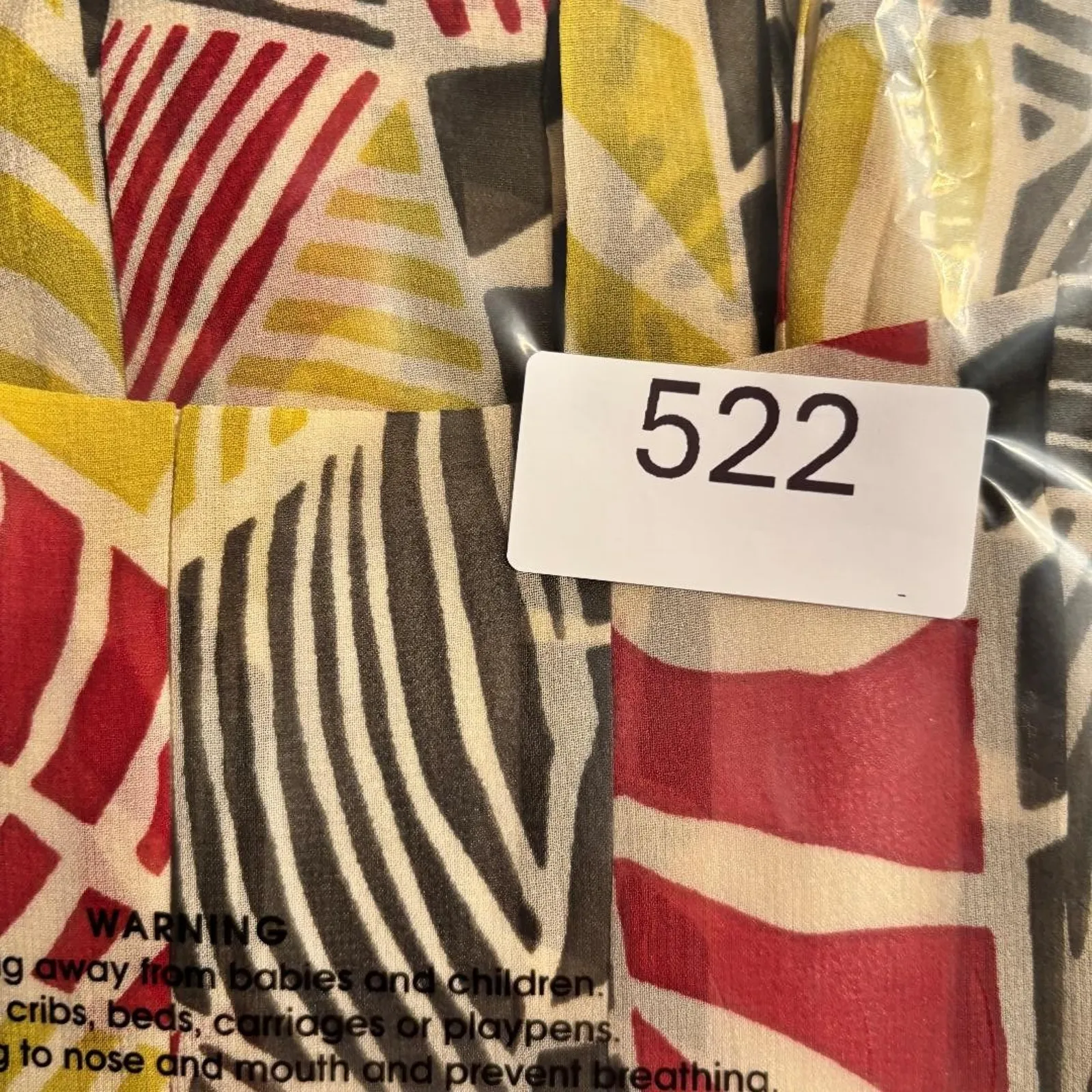 Doncaster 100% Silk Sleeveless Yellow/Red/Green/White Top See measurements - Image 11