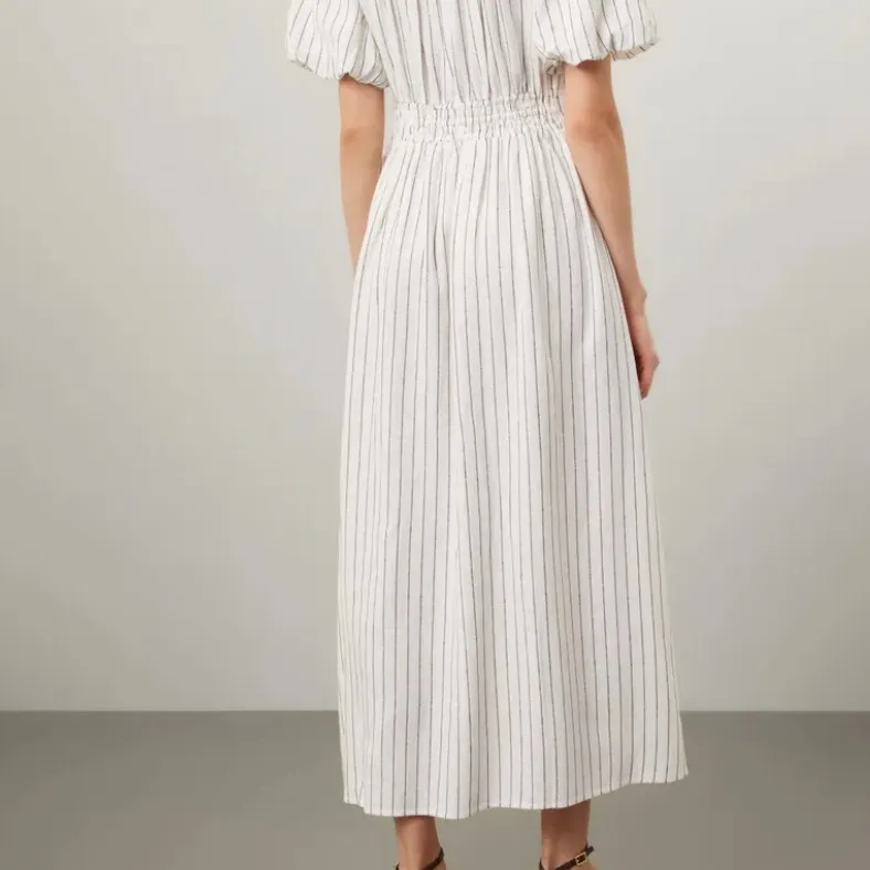 Derek Lam 10 Crosby Knot Waist Shirt Dress Size 46 White - Image 2