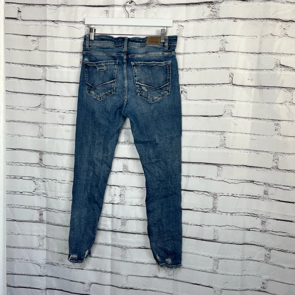 Y2K BKE Payton Mid-Rise Ankle Skinny Jeans Women’s 28x27 Medium Wash Denim - Image 10