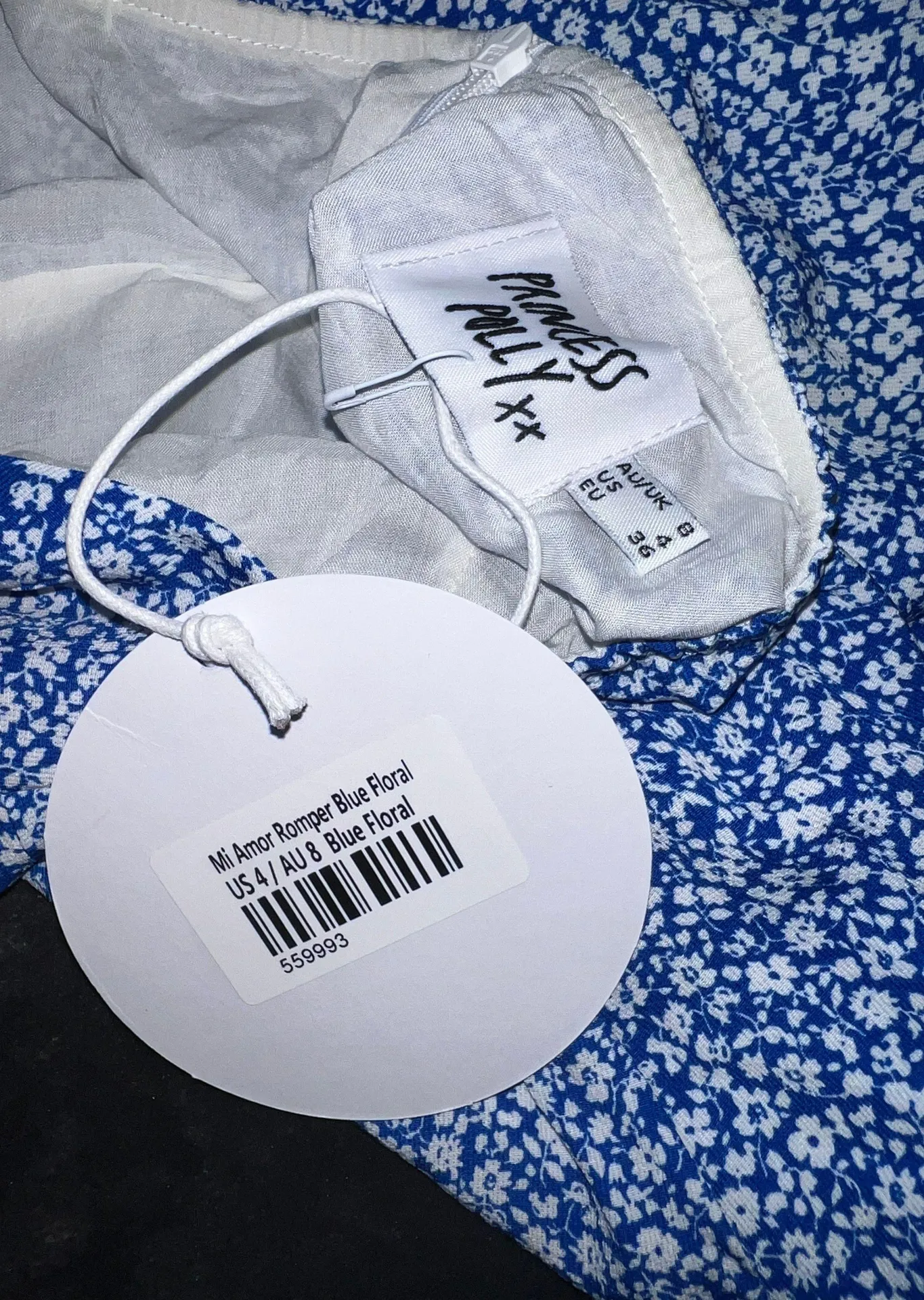 Mi Amor Romper in Blue Floral - Image 13