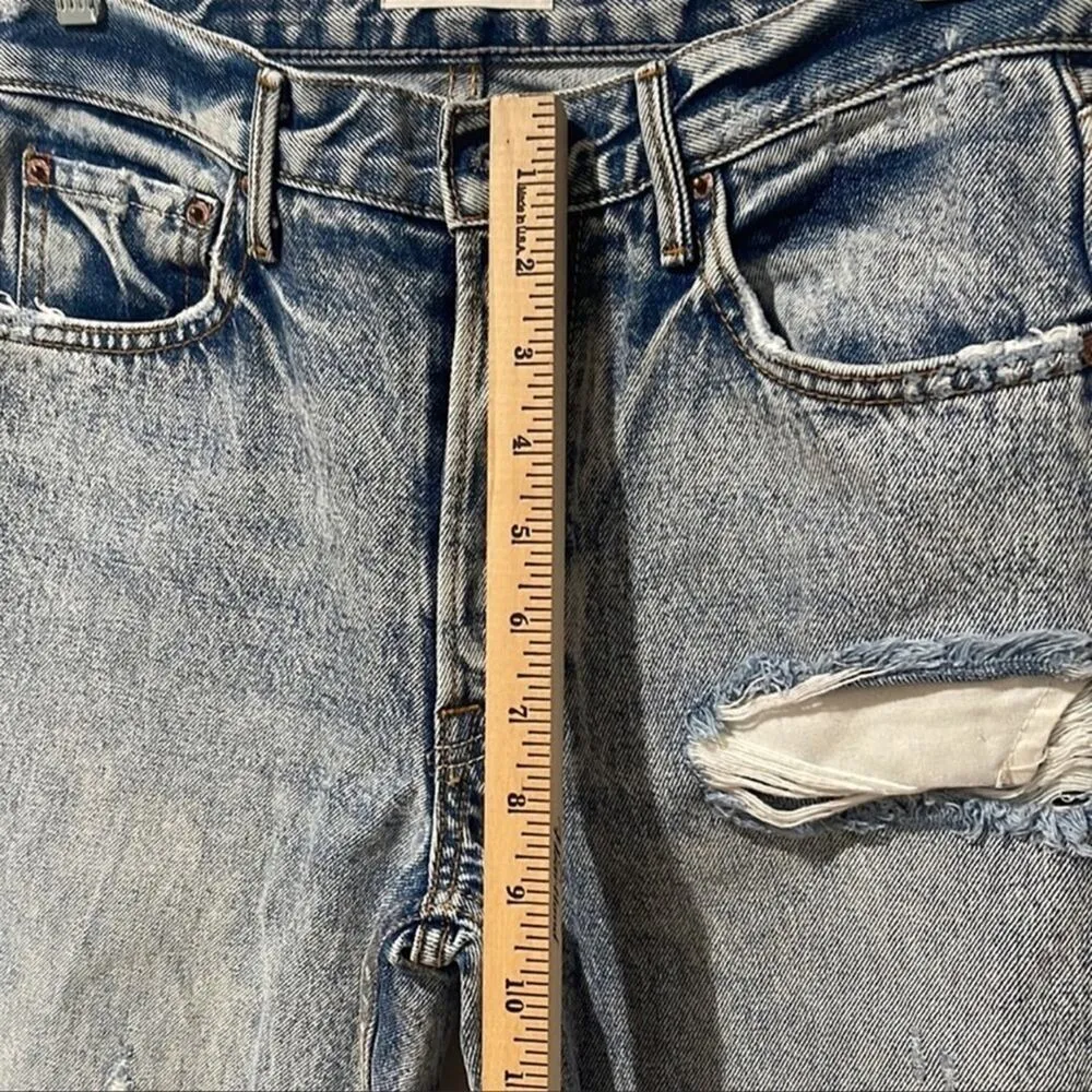 GRLFRND x Revolve Helena High Waist ButtonFly Distressed  Jeans Sz 25 - Image 7
