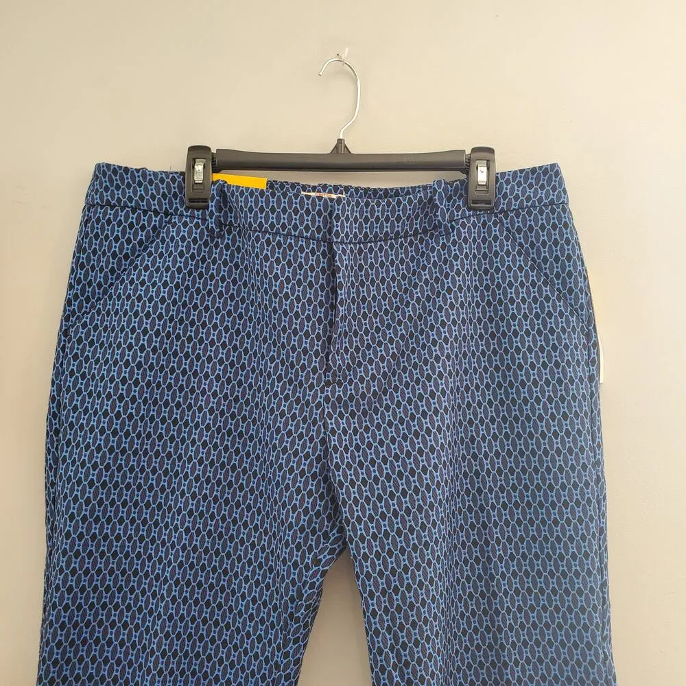 Merona Women's Blue Classic Fit Straight Ankle Pants Size 16 NWT - Image 3