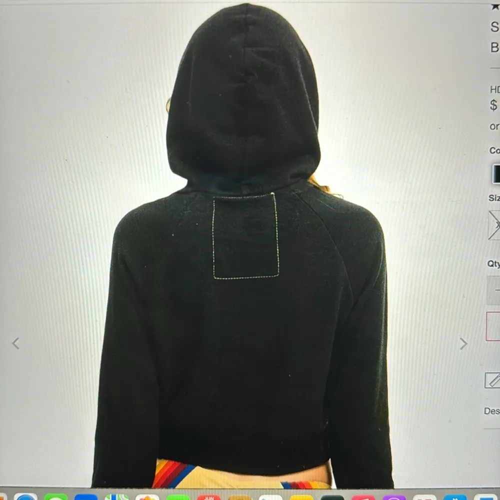 Brand new  Cropped Smiley hoodie - Image 8