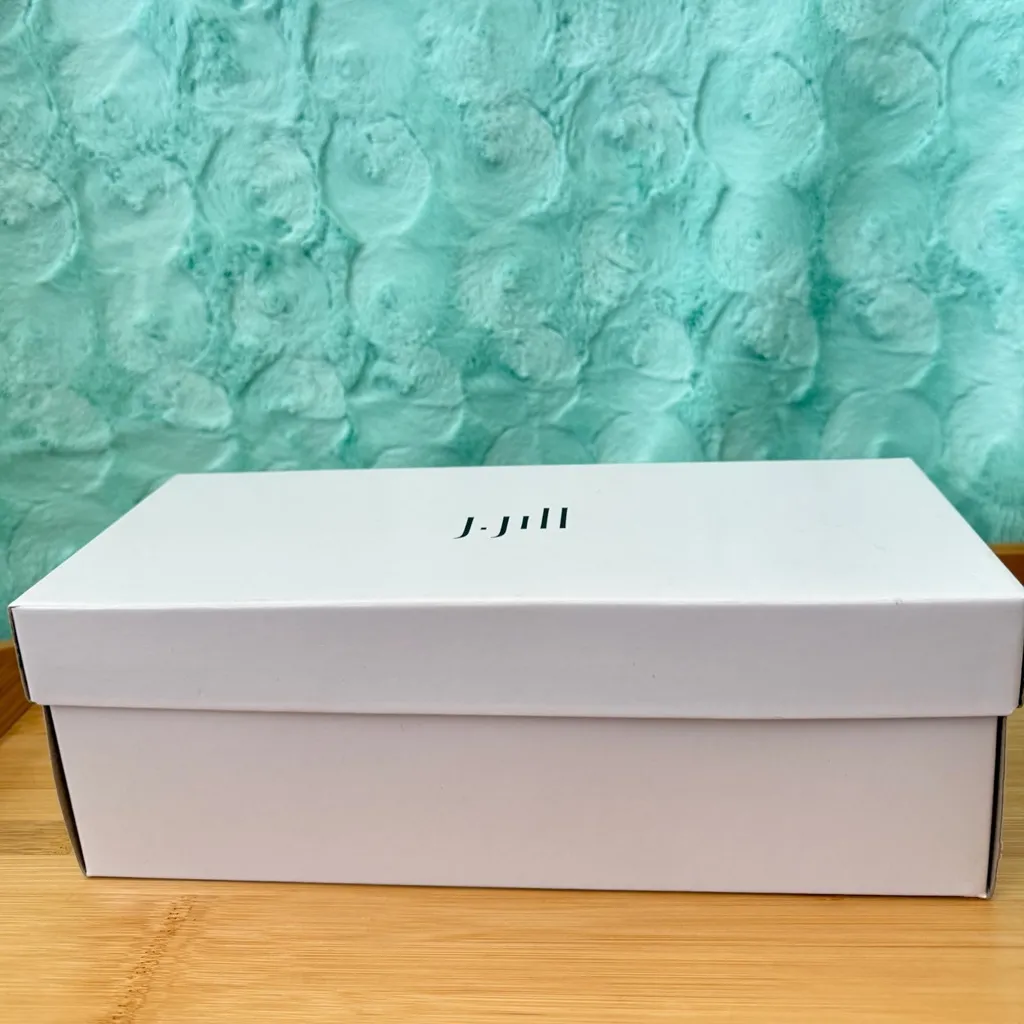 NEW J. Jill Black Slip On Mules Flats Size 10 Pointed Toes Lace Office Preppy - Image 4