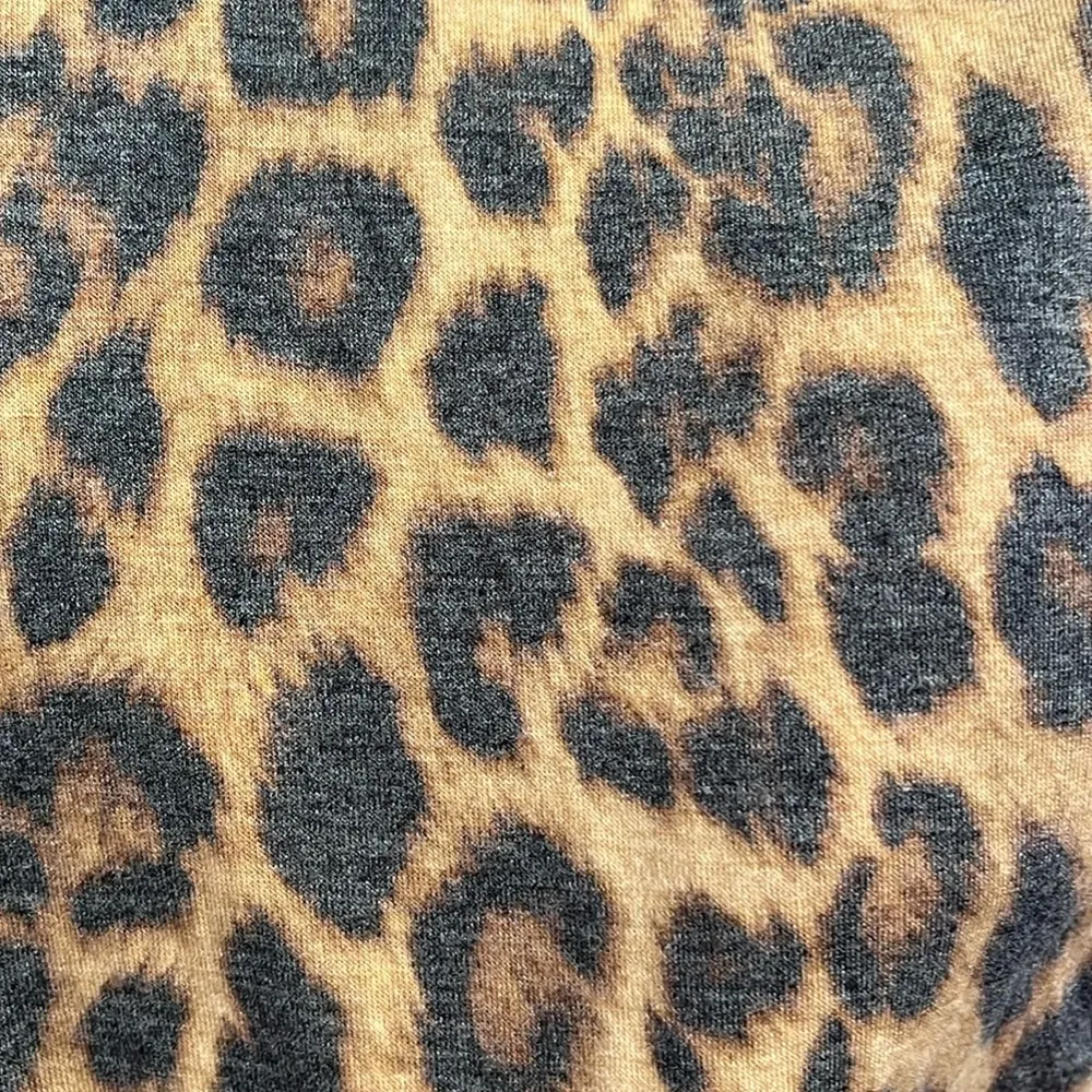 Tresics Leopard print bodysuit 3/4 sleeves S wild animal print spots - Image 8