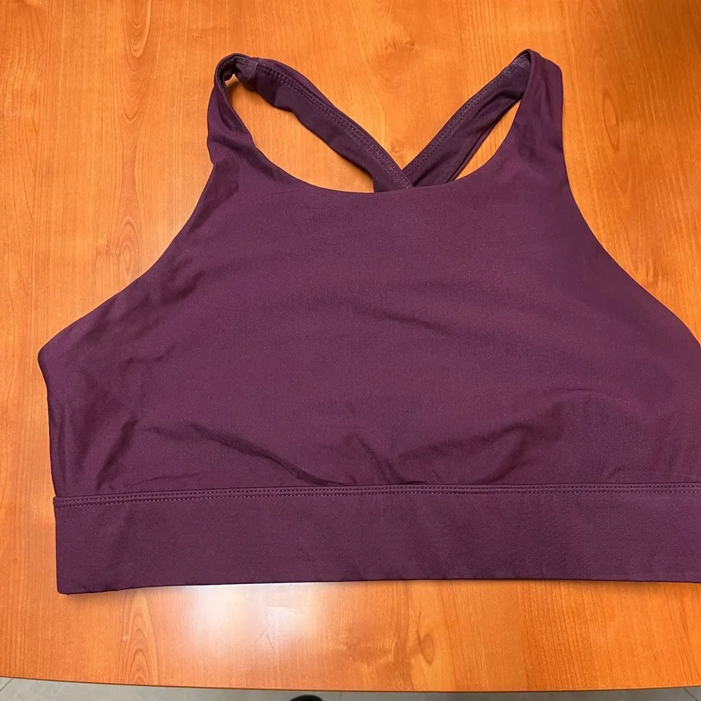 No-Bounce High Impact Sports Bra Burgundy Size S (matching leggings also listed) - Image 6