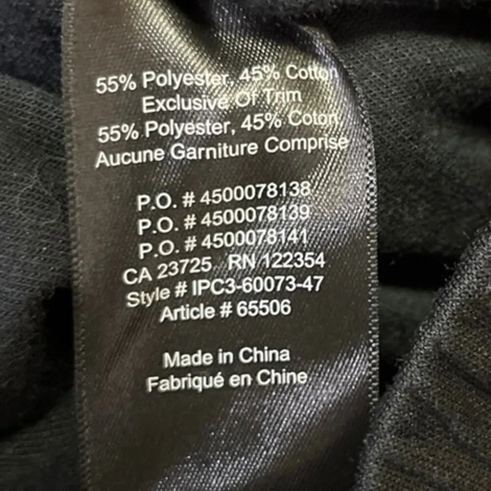 Aritzia TNA Black Red Elastic Waist Zipped Hem Pull On Trouser Sweat Pants Sz XS - Image 6