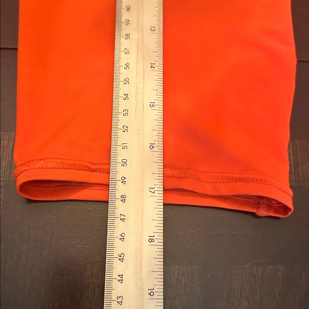 Gianni Bini Vibrant Orange/Red Cropped Active Leggings (989) - Image 7