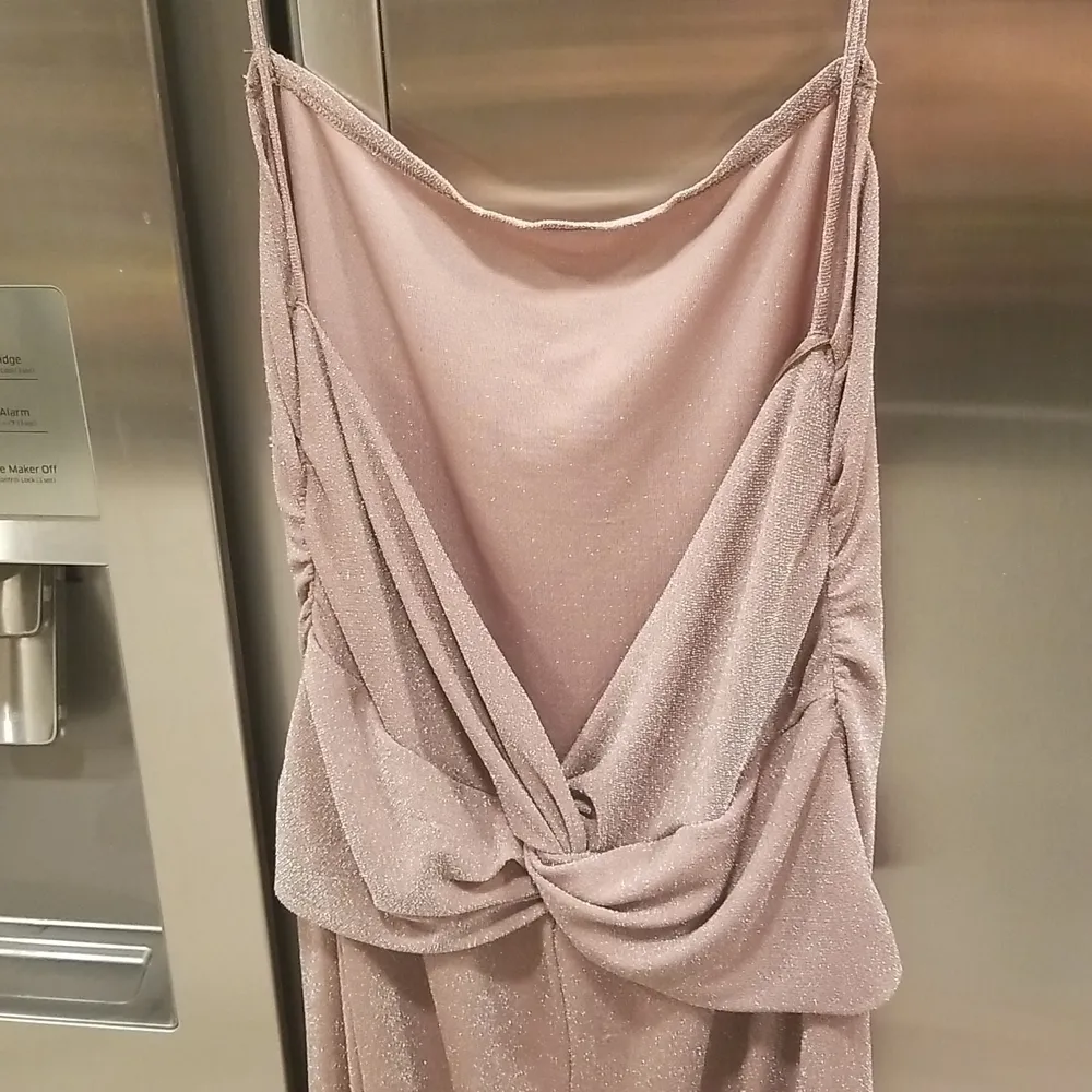 💕REFORMATION💕 Breslin Dress ~ Latte Sparkle XL NWT - Image 13