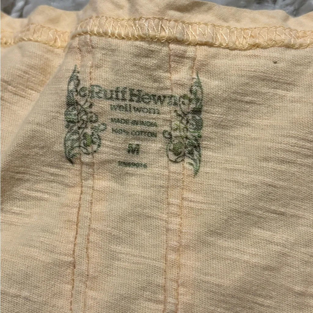 Women's Ruff Hewn Yellow Sleeveless Top Size M - Image 5