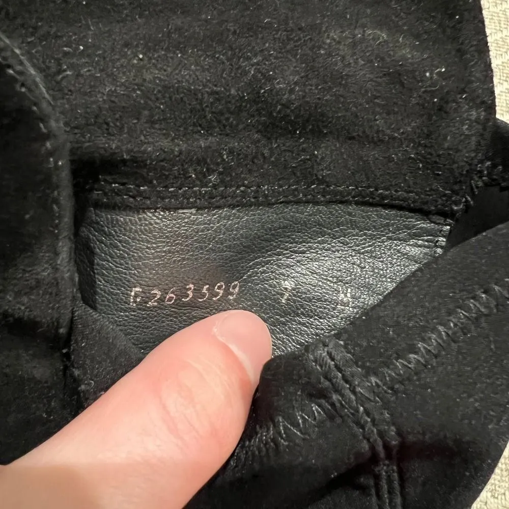 Stuart Weitzman 50/50 Over the Kneee Boots Size 7 Black Suede - Image 8