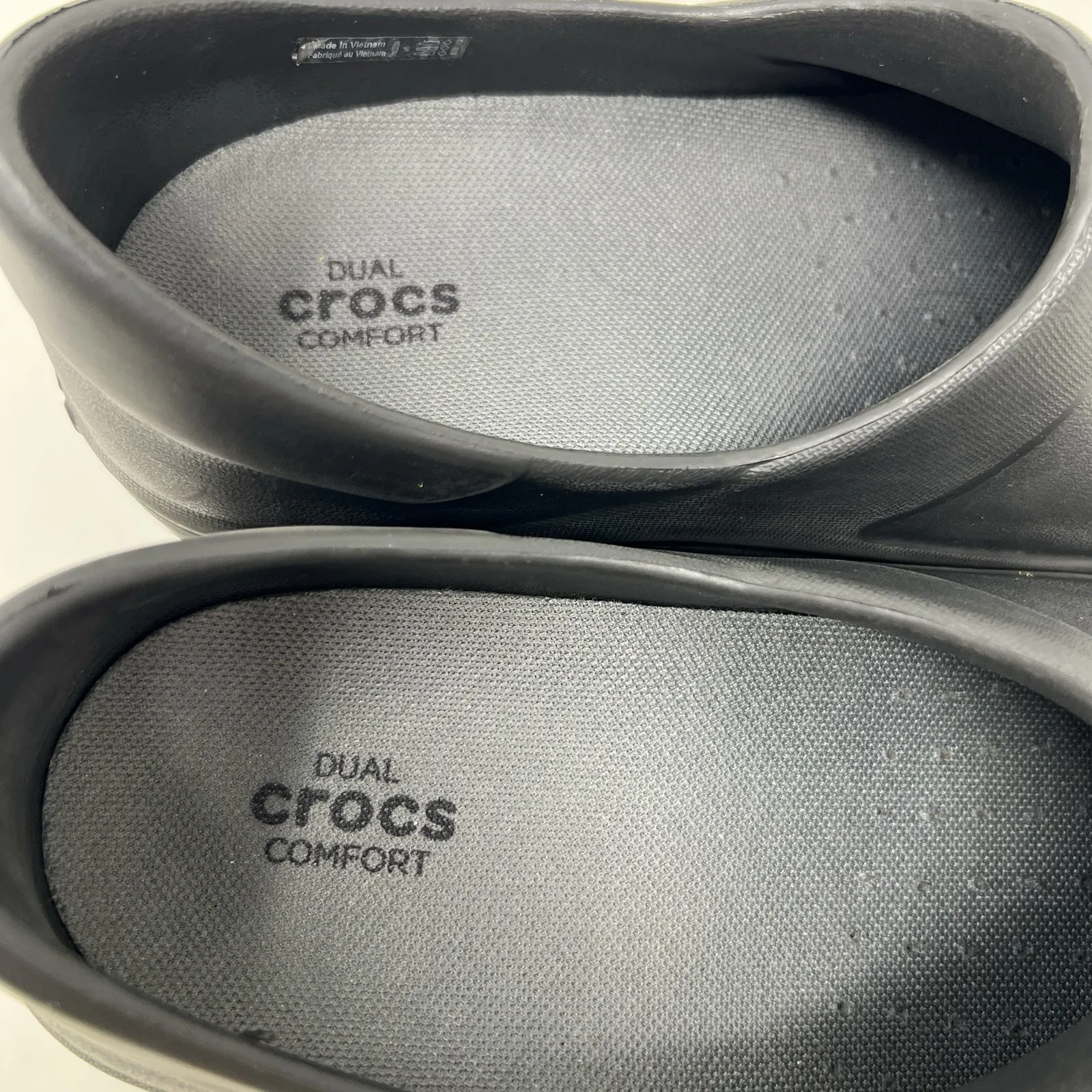 Crocs Neria Pro II Women's Size 8 Rubber Slip On Nursing Work Shoes Clogs Black - Image 9