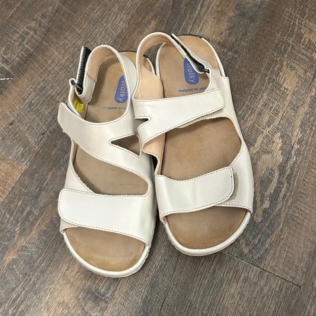 Wolky Wonen’s Liana Three Strap Sandal‎ (0315) Size 37 NEW Tan - Image 2
