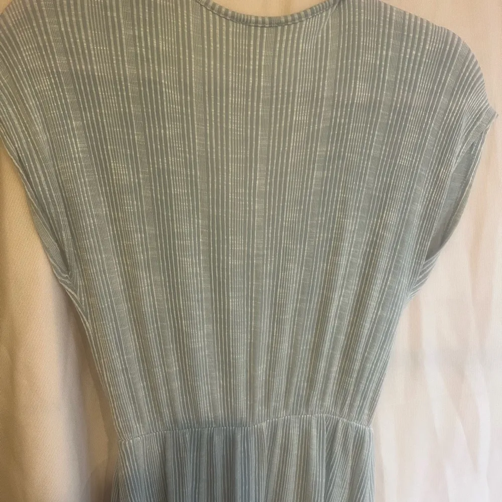 Caution To The Wind Green Asymmetrical Sundress - Image 6