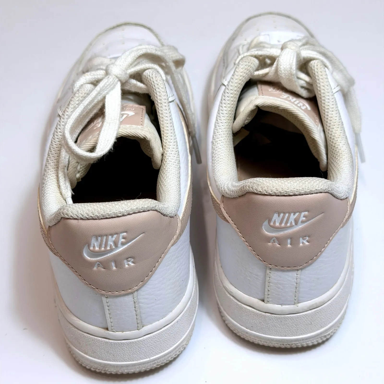 Nike Air Force 1 '07‎ Low White Fossil Stone Women's Size 7.5 Classic Sporty - Image 8