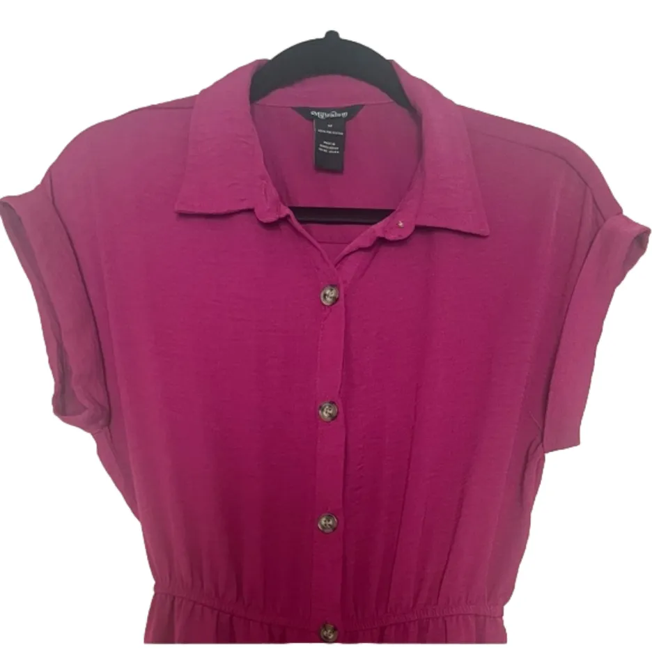 Millennium button up, tie dress Pink Size M - Image 2
