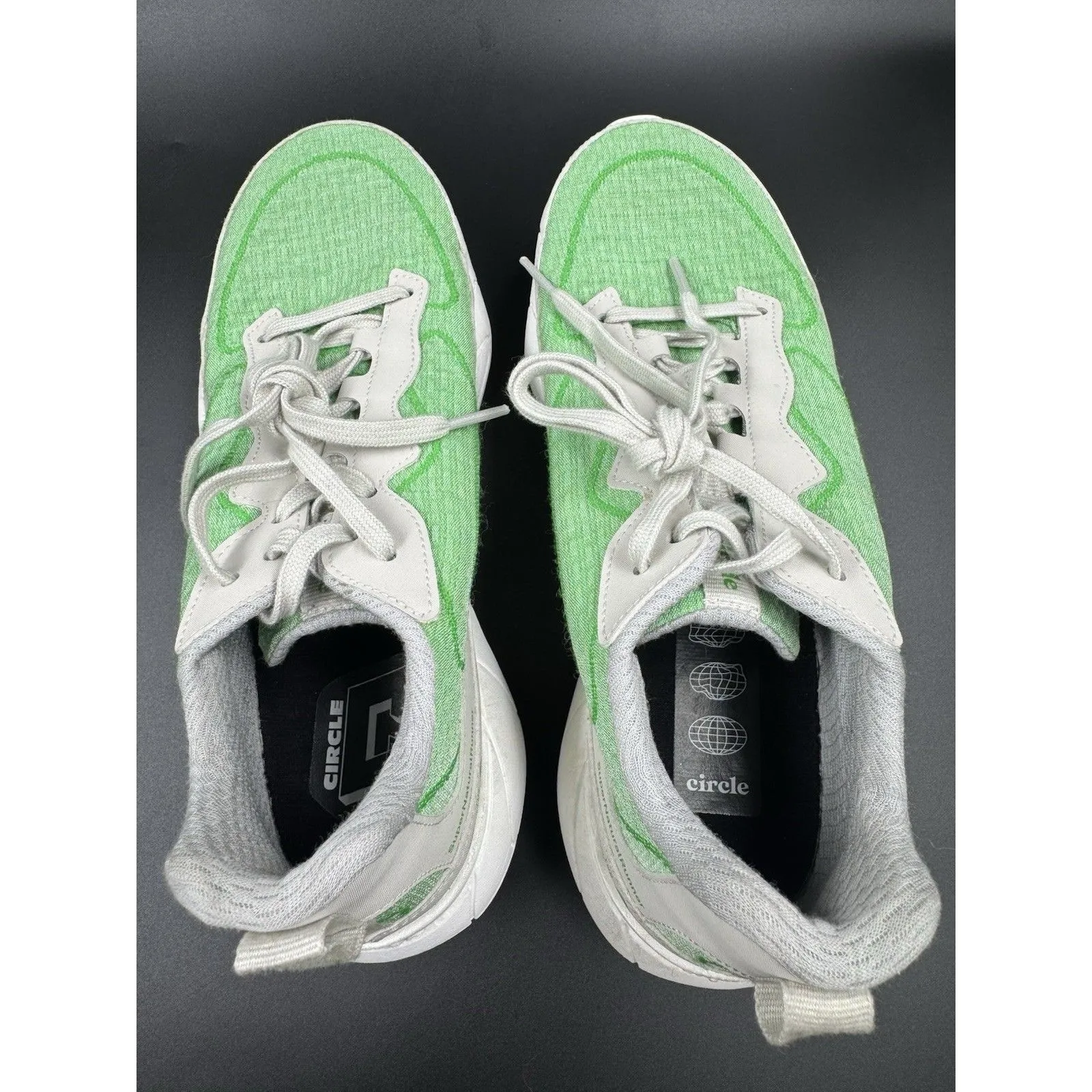 Circle Super Natural Runner Athletic Sneaker Women Sz 8 Green Lightweight Shoes - Image 15