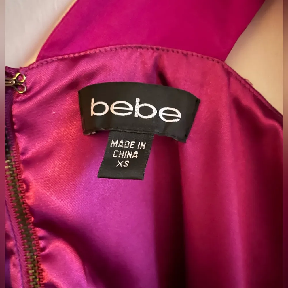 Bebe - One Shoulder Purple Mini Dress - Image 12