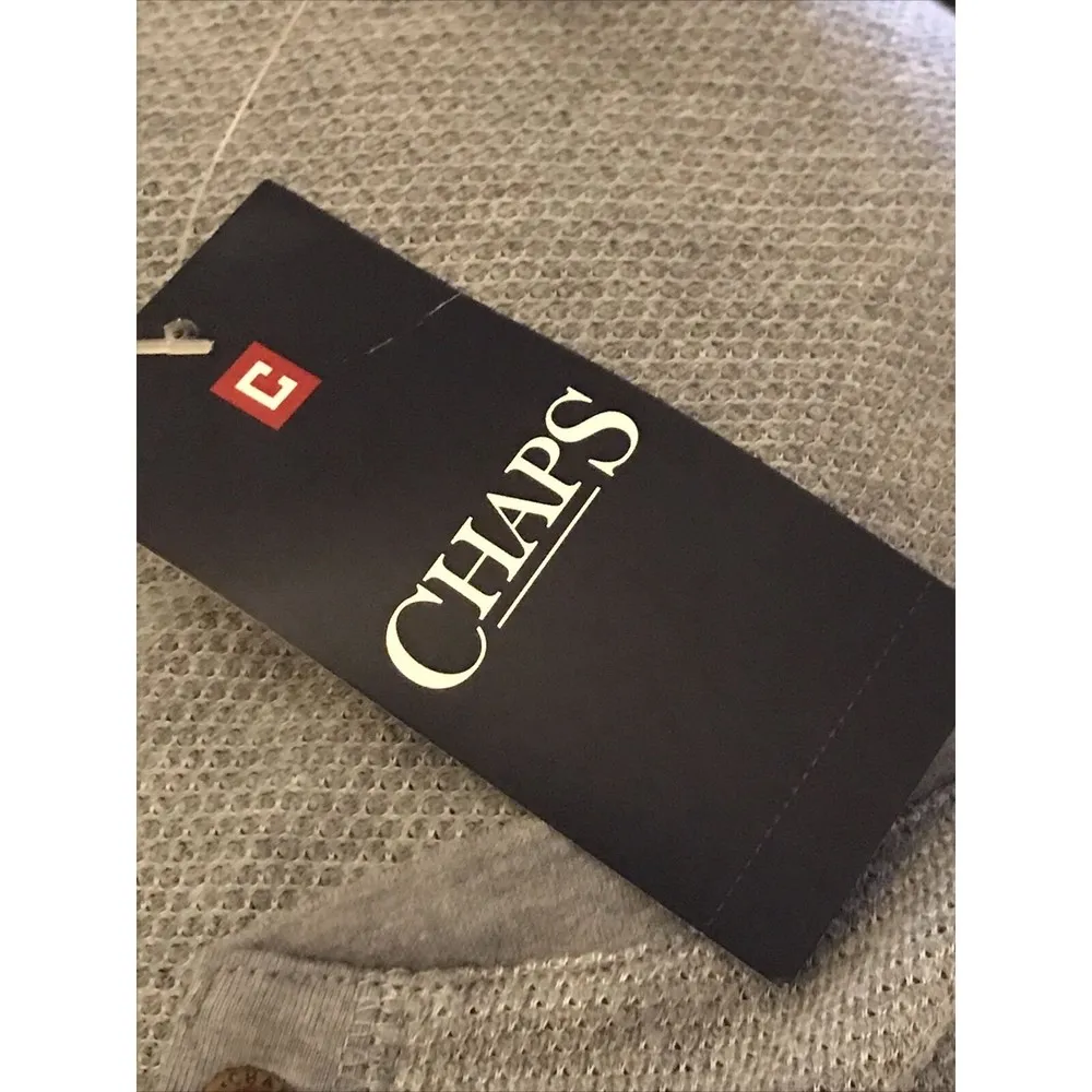 Chaps Lace Up Sweatshirt Women Blue Rugged Blue Size Large Cotton Blend G2 - Image 6