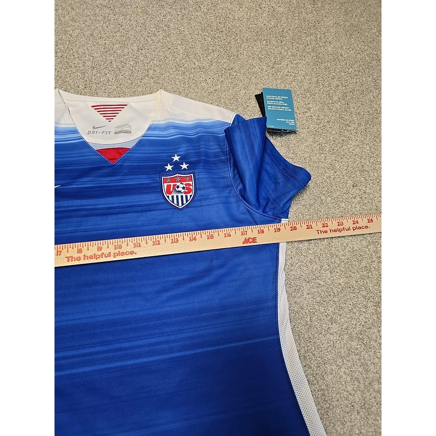 Nike Dri Fit 2015‎ USWNT Women's Teams USA Soccer Jersey Size Large NWT - Image 7