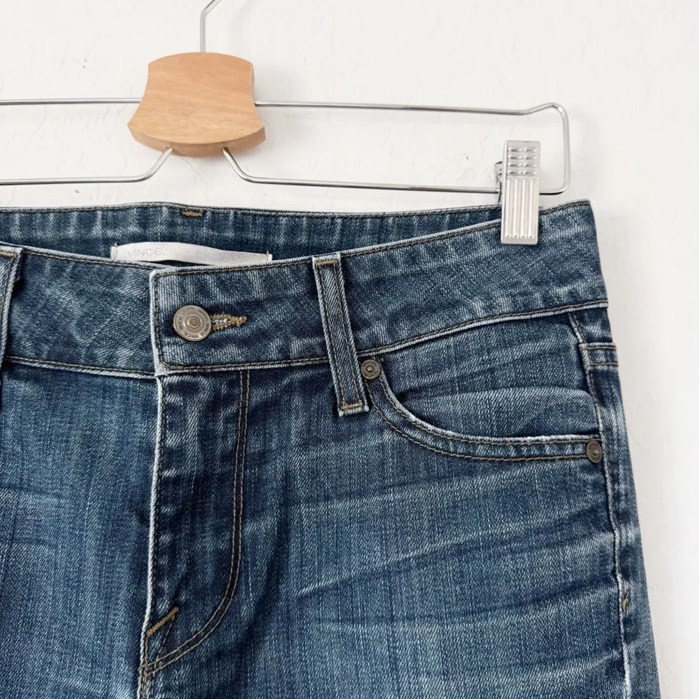 Vince Flare Low Rise Jeans in Mykonos Wash Distressed Size 28 - Image 7