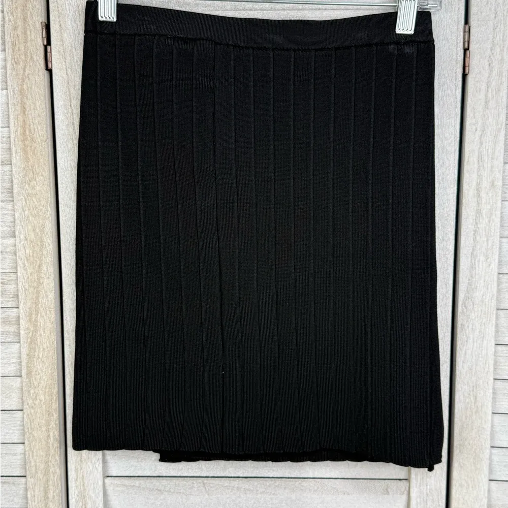 KERISMA Black Pleated Wrap Bandage Skirt-Large - Image 2