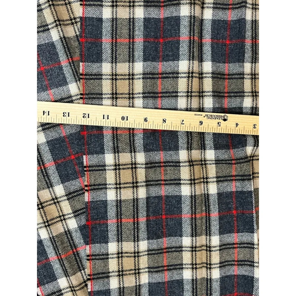 Vintage Pendleton Pure Virgin Wool Made in USA Tartan Plaid Fringe Scarf - Image 6