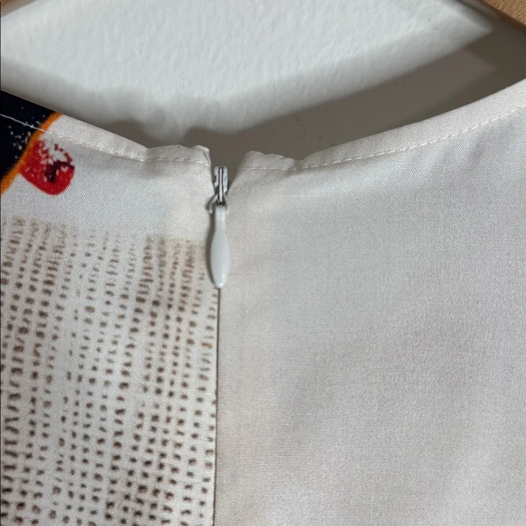 Stella McCartney Skate paper print blouse 100% silk Rare vintage size EU 40 - Image 8