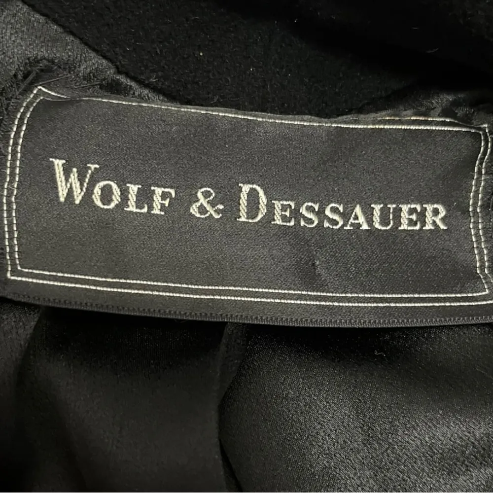 WOLF & DESSAUER Women's Vintage Black 100% Cashmere Coat | EUC Size 1X - Image 8