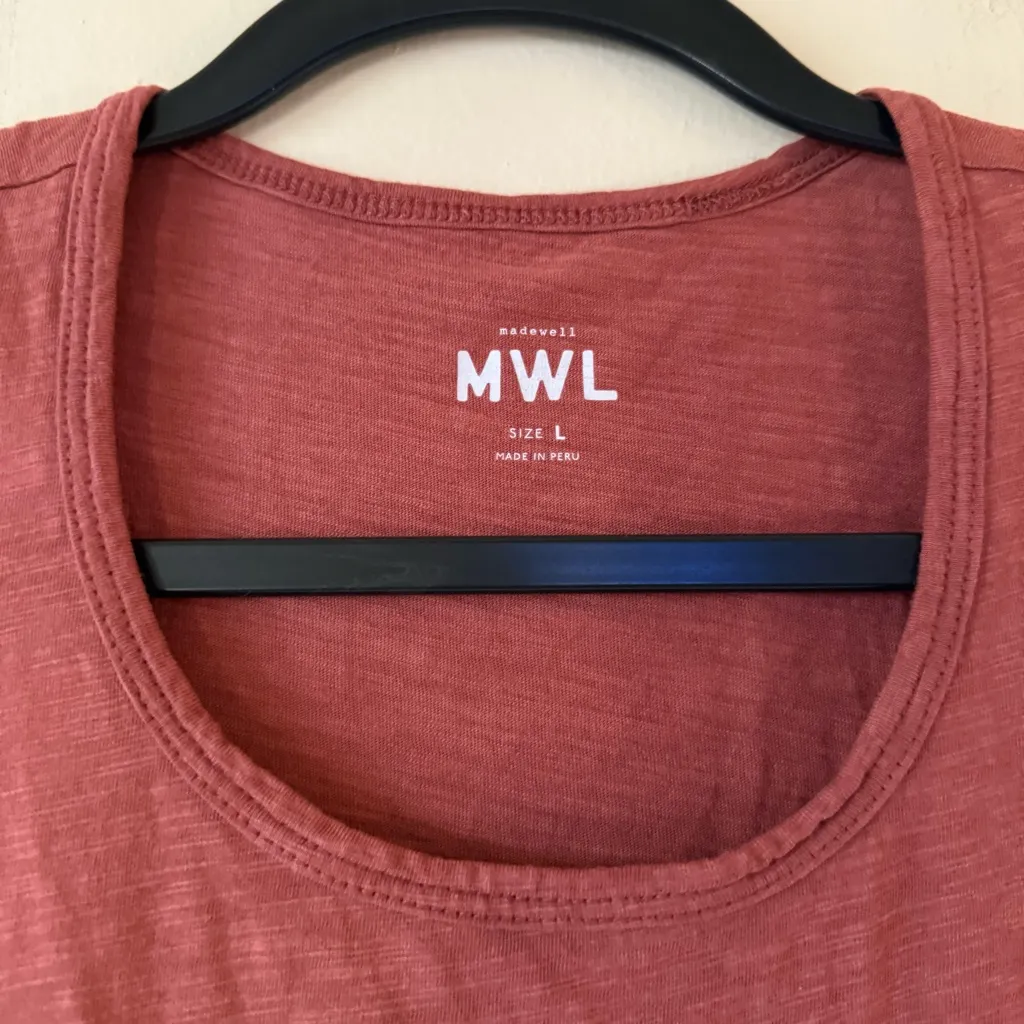 Madewell MWL  Racerback Tank Top SZ L - Image 4