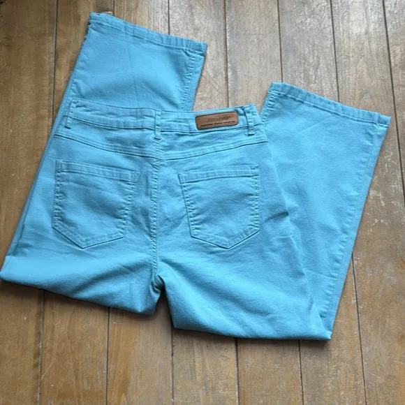JouJou Teal Blue Cropped Pants 26 - Image 2