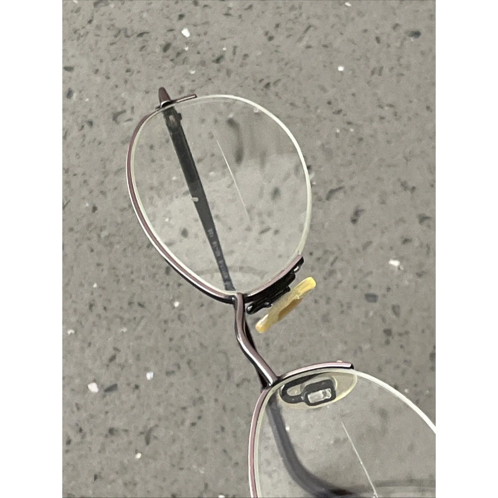 Anne Klein 9038 K1537-s Womens Eyeglasses 50-18-135 Frames Only Half Rim Oval - Image 12