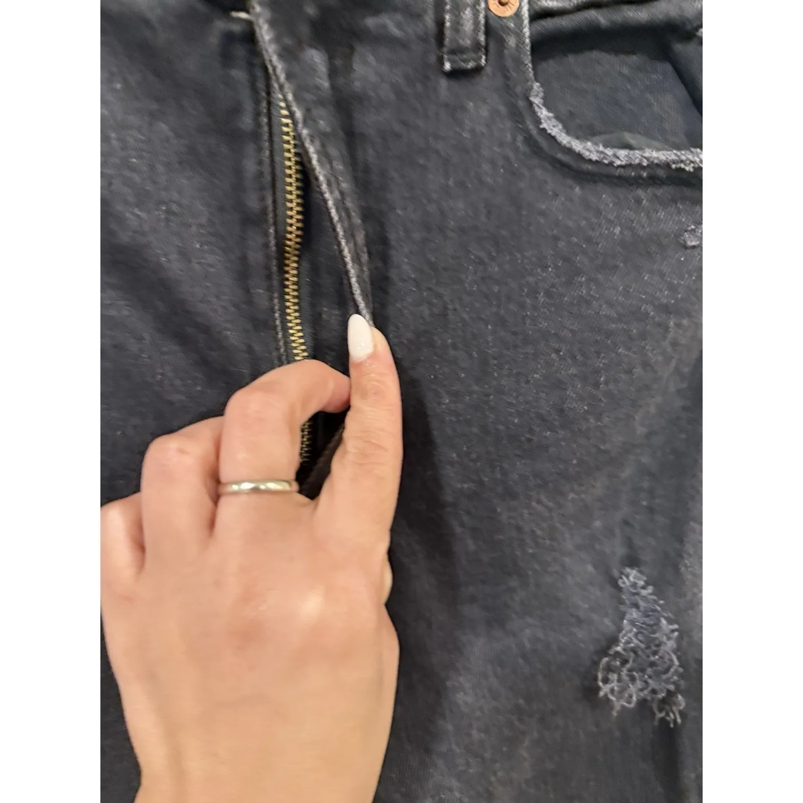 Abercrombie & Fitch Womens the 90s Straight Ultra High Rise Jeans Size 27/ 4R - Image 5