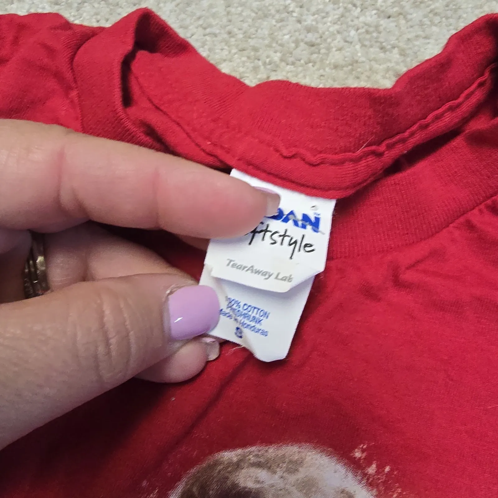 Taylor Swift Y2K Red Speak Now Concert Teeshirt Size S Swiftie‎ Altered - Image 4