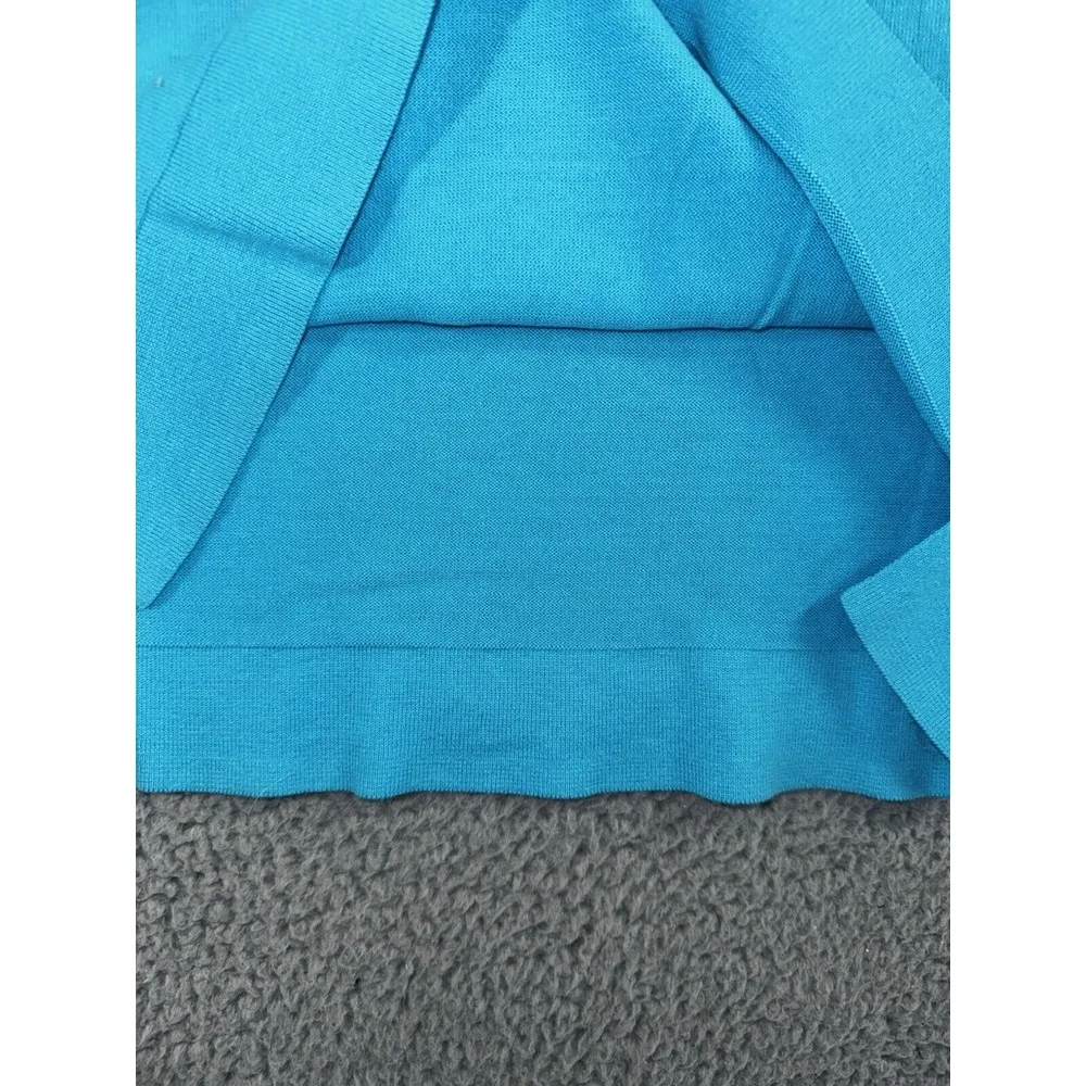 Crown & Ivy Sweater Women Large Knitted Elephant‎ Whimsical Travel Resort - Image 8