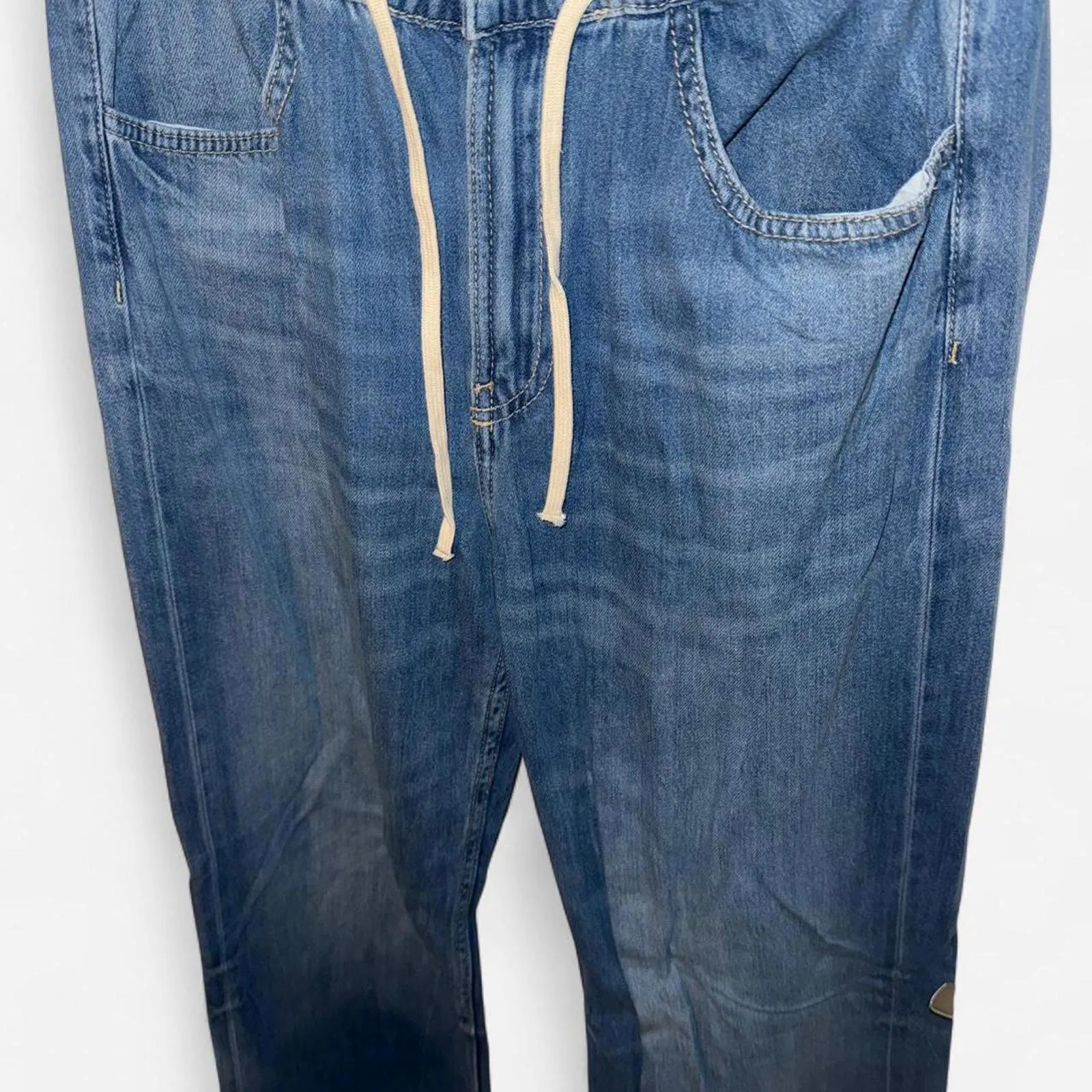 Zara wide-leg drawstring jeans - Image 2