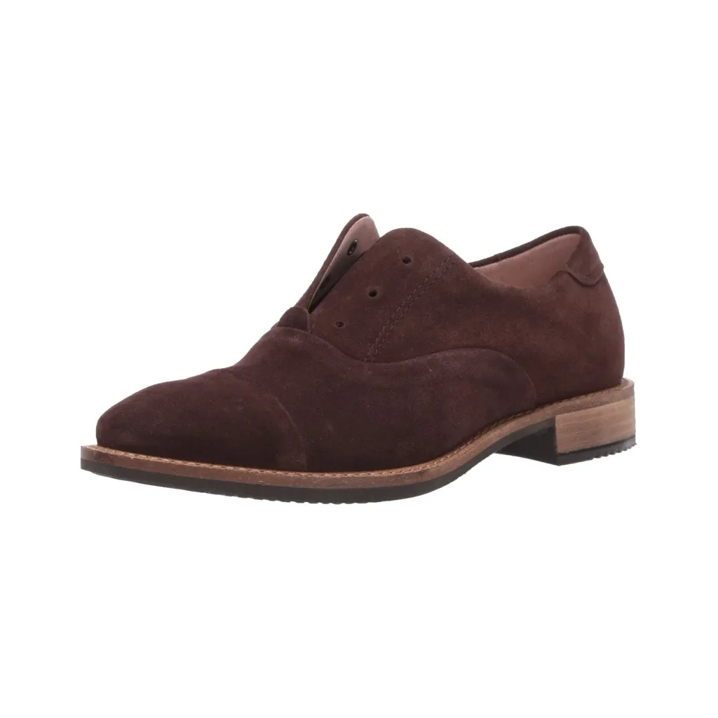 ECCO • Sartorelle 25 Tailored Slip-On Loafer brown suede leather oxford derby - Image 2