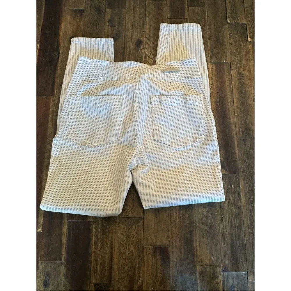 Pilcro and the letterpress high rise skinny pants size 28 striped Anthropologie - Image 5