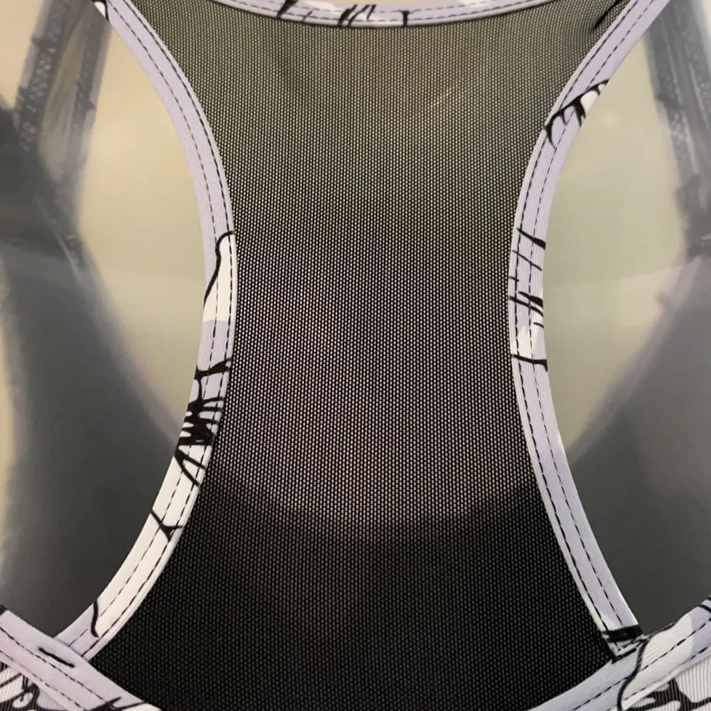 Z by Zella Floral Racerback Sports Bra M (8/10) - Image 12