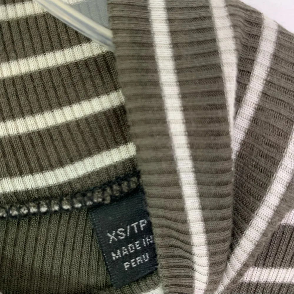 ATM Anthony Thomas Melillo Dip Dye Stripe Knit Dress In Black Combo Size XS NWT - Image 6