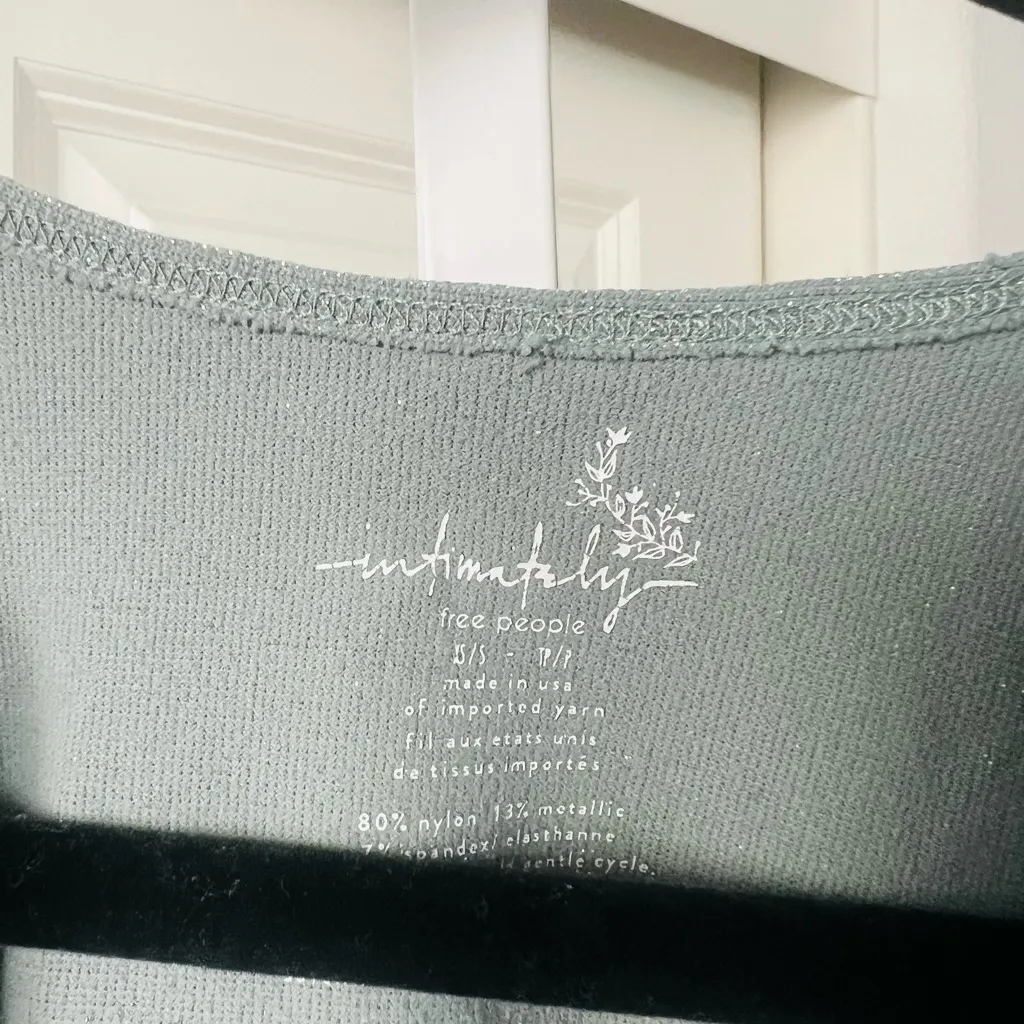 Free People Intimately  Sleeveless layering crop Top - Image 3