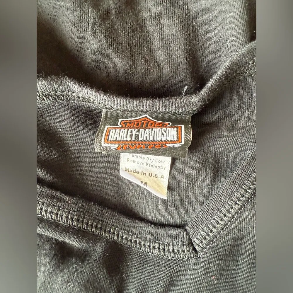 Harley Davidson 2009 Sturgis North Dakota Long Sleeve Top, Size Medium Purple Size L - Image 4