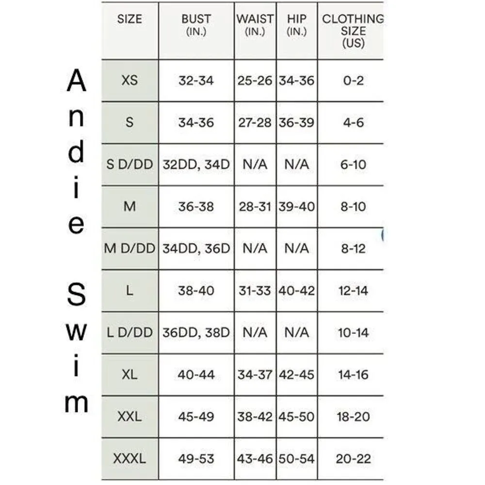 NWT Andie Floral The Santorini One Piece Swimsuit Removable Cups XS Black #3162 - Image 12